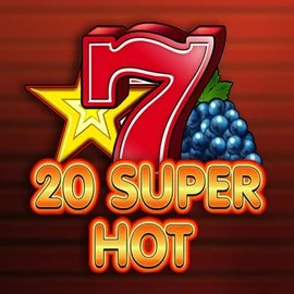 20 Super Hot slot visual from Amusnet Interactive available on spinaltobe.com
