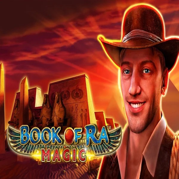 Book of Ra Magic by Greentube, showcased at spinaltobe.com – game logo