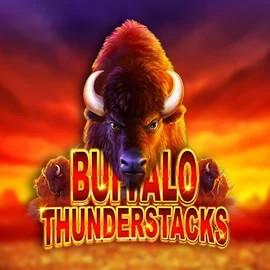Buffalo Thunderstacks slot logo by Amatic Industries at Spinalto Casino