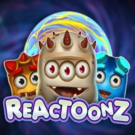 Reactoonz slot logo by Play'n GO at Spinalto Casino