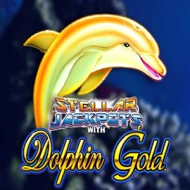 Dolphin Gold with Stellar Jackpots slot icon by Lightning Box Game, available at Spinalto Casino