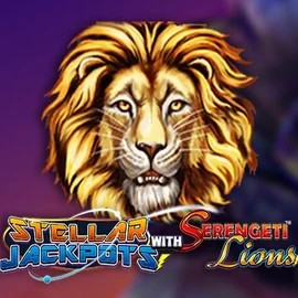 Stellar Jackpots with Serengeti Lions logo by Lightning Box Game at Spinalto Casino
