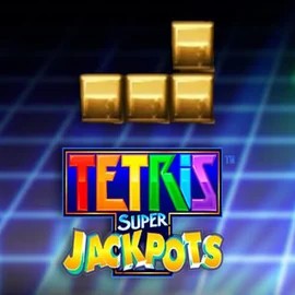 Tetris Super Jackpots by WMS, showcased at spinaltobe.com – game logo