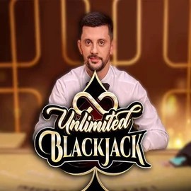 Official Live Casino logo: Unlimited Blackjack by Ezugi at Spinalto Casino